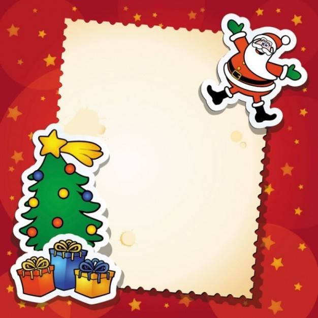 Cartões de Natal para escrever e imprimir