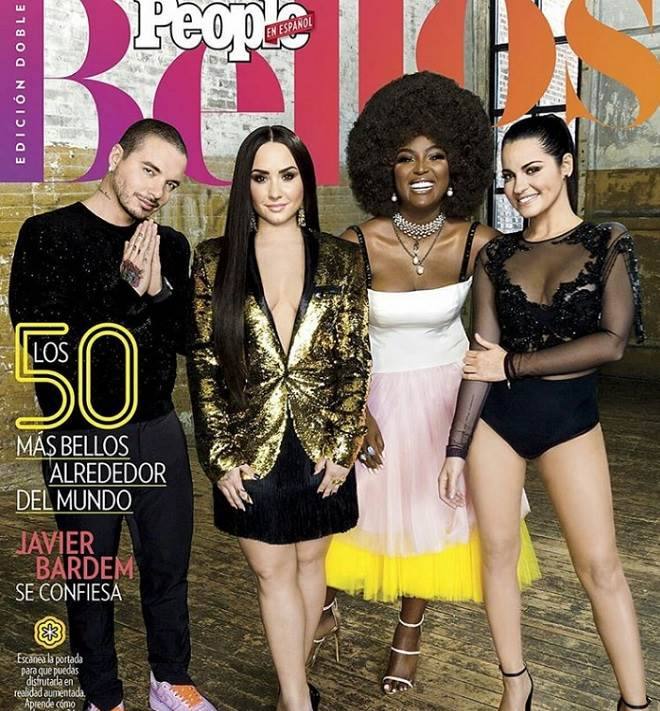 Maite Perroni e Demi Lovato  capa de revista