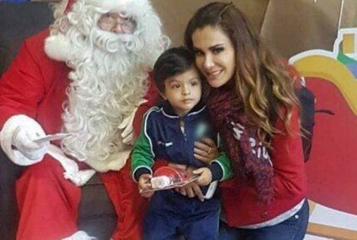 Ninel conde e seu filho emmanuel