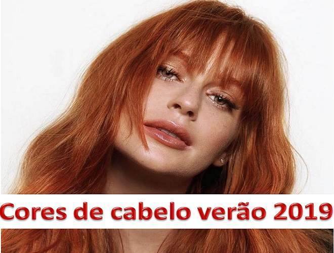 cores de cabelo verão 2019