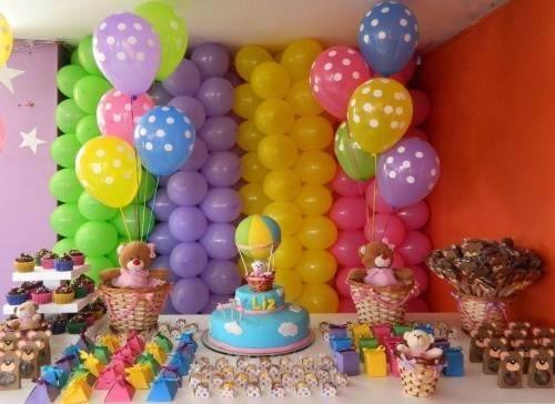 decoração de festa infantil barata