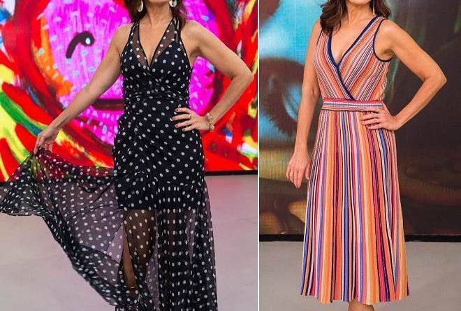 vestidos longos estampados tendências 2019