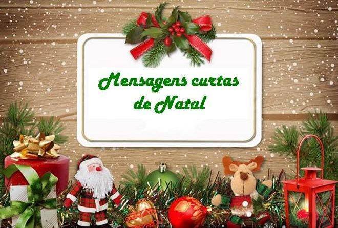 mensagens curtas de Natal