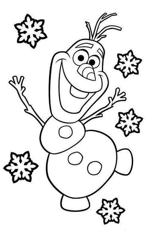  Desenhos do Frozen para colorir