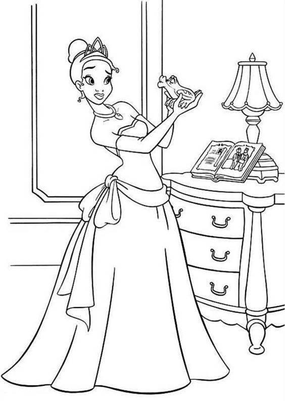 Desenhos de princesas para colorir