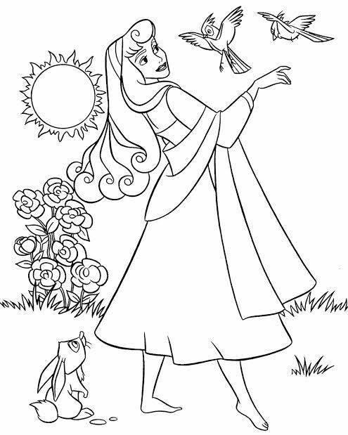 Desenhos de princesas para colorir