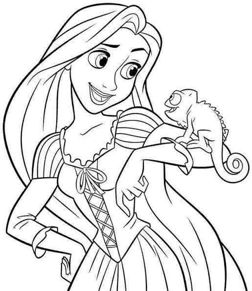 Desenhos de princesas para colorir