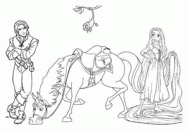 Desenhos de princesas para colorir