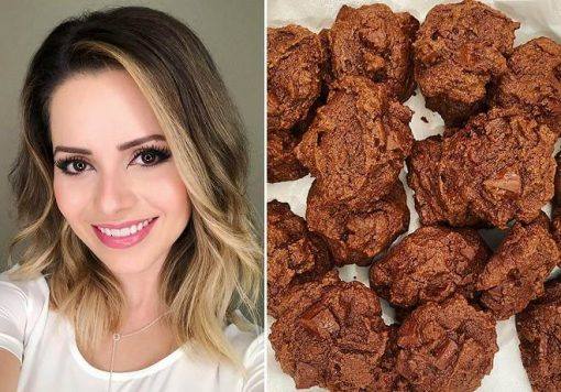 Aprenda a receita dos cookies de chocolate saudáveis da Sandy