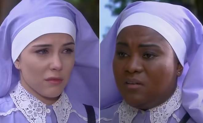 Carinha de Anjo: Fabiana aconselha Cecília a largar o hábito e lutar por Gustavo