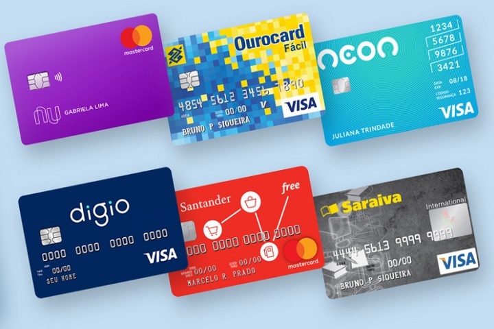 Os 10 Melhores cartões de crédito 