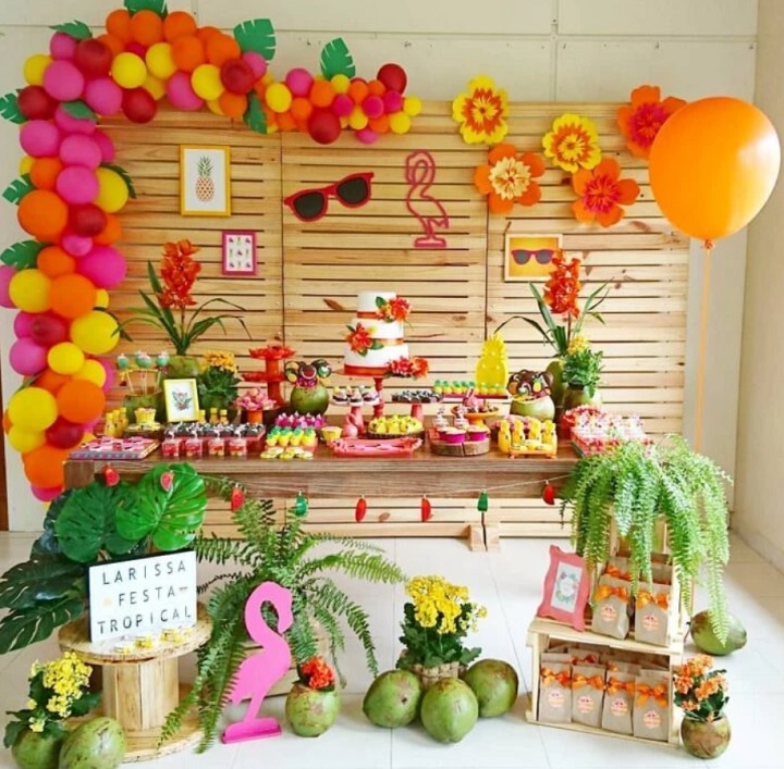 Ideias para Decoração de Festa Tropical